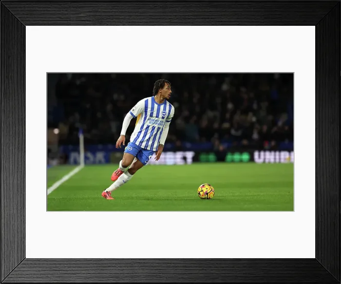 Framed Print : Brighton and Hove Albion v Arsenal Premier League 04JAN25 Framed Print : Brighton and Hove Albion v Arsenal Premier League 04JAN25