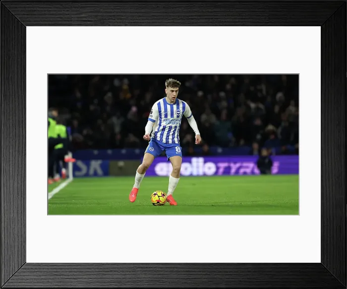 Framed Print : Brighton and Hove Albion v Arsenal Premier League 04JAN25 Framed Print : Brighton and Hove Albion v Arsenal Premier League 04JAN25