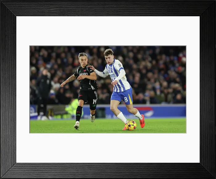 Framed Print : Brighton and Hove Albion v Arsenal Premier League 04JAN25 Framed Print : Brighton and Hove Albion v Arsenal Premier League 04JAN25