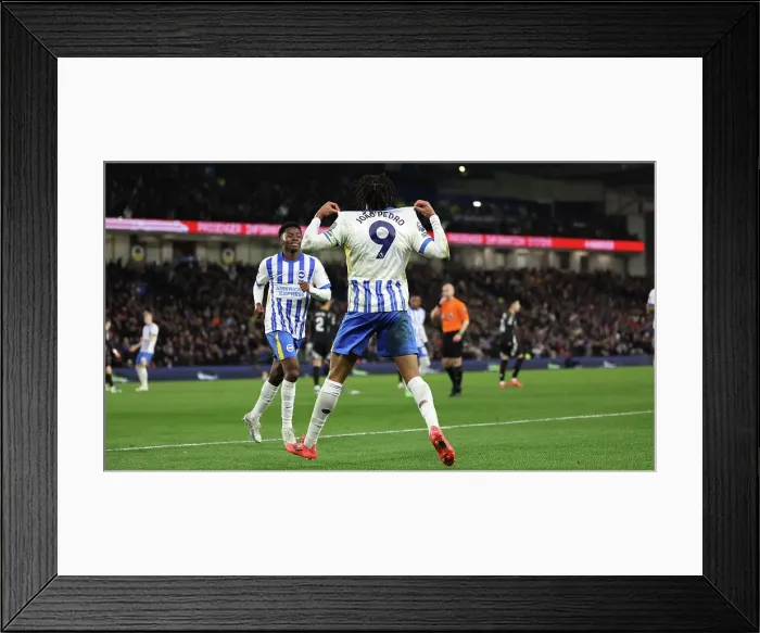 Framed Print : Brighton and Hove Albion v Arsenal Premier League 04JAN25 Framed Print : Brighton and Hove Albion v Arsenal Premier League 04JAN25