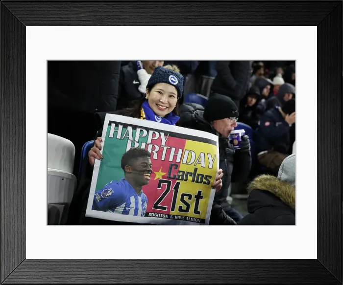 Framed Print : Brighton and Hove Albion v Arsenal Premier League 04JAN25 Framed Print : Brighton and Hove Albion v Arsenal Premier League 04JAN25