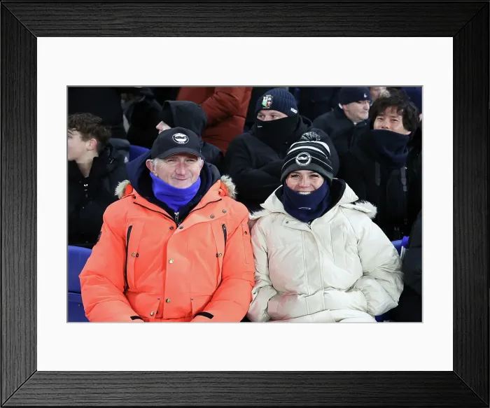Framed Print : Brighton and Hove Albion v Arsenal Premier League 04JAN25 Framed Print : Brighton and Hove Albion v Arsenal Premier League 04JAN25