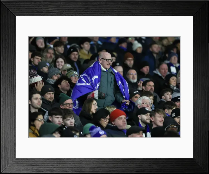Framed Print : Brighton and Hove Albion v Arsenal Premier League 04JAN25 Framed Print : Brighton and Hove Albion v Arsenal Premier League 04JAN25