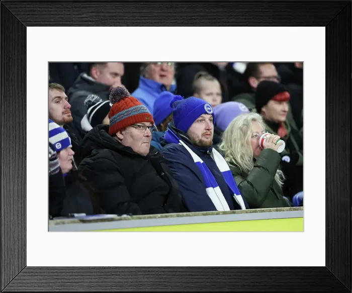 Framed Print : Brighton and Hove Albion v Arsenal Premier League 04JAN25 Framed Print : Brighton and Hove Albion v Arsenal Premier League 04JAN25