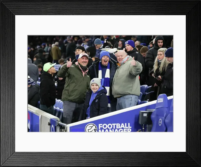 Framed Print : Brighton and Hove Albion v Arsenal Premier League 04JAN25 Framed Print : Brighton and Hove Albion v Arsenal Premier League 04JAN25