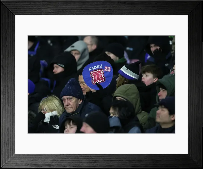 Framed Print : Brighton and Hove Albion v Arsenal Premier League 04JAN25 Framed Print : Brighton and Hove Albion v Arsenal Premier League 04JAN25