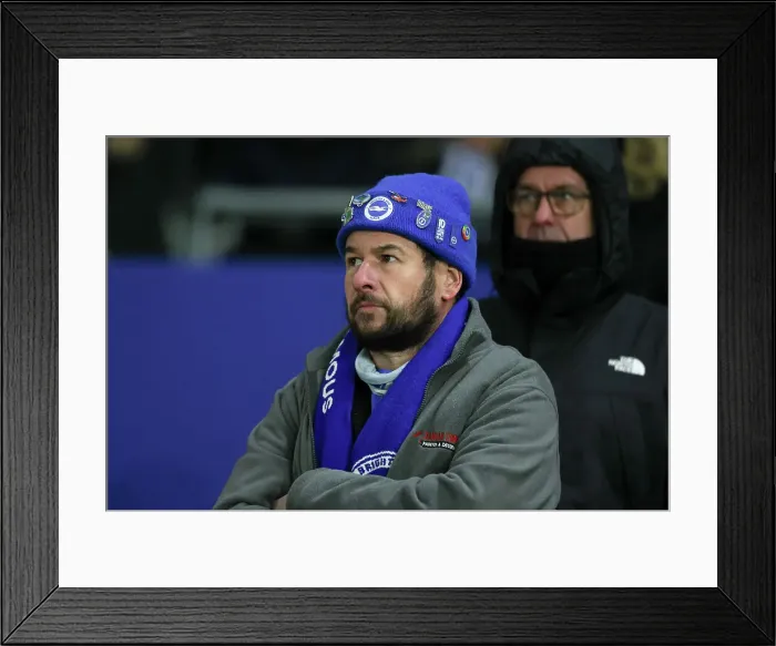 Framed Print : Brighton and Hove Albion v Arsenal Premier League 04JAN25 Framed Print : Brighton and Hove Albion v Arsenal Premier League 04JAN25