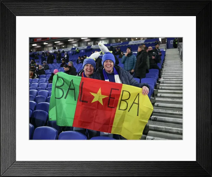 Framed Print : Brighton and Hove Albion v Arsenal Premier League 04JAN25 Framed Print : Brighton and Hove Albion v Arsenal Premier League 04JAN25