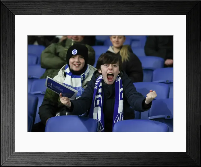Framed Print : Brighton and Hove Albion v Arsenal Premier League 04JAN25 Framed Print : Brighton and Hove Albion v Arsenal Premier League 04JAN25