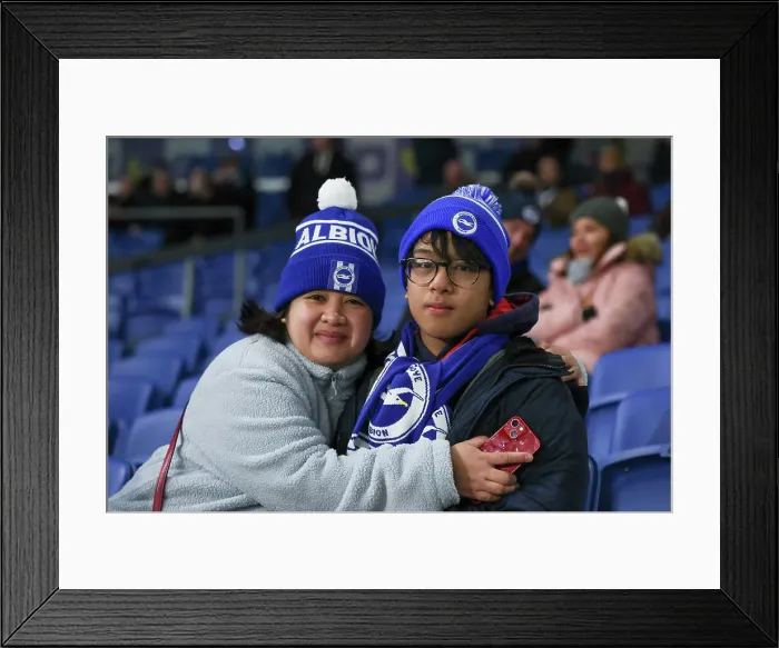 Framed Print : Brighton and Hove Albion v Arsenal Premier League 04JAN25 Framed Print : Brighton and Hove Albion v Arsenal Premier League 04JAN25