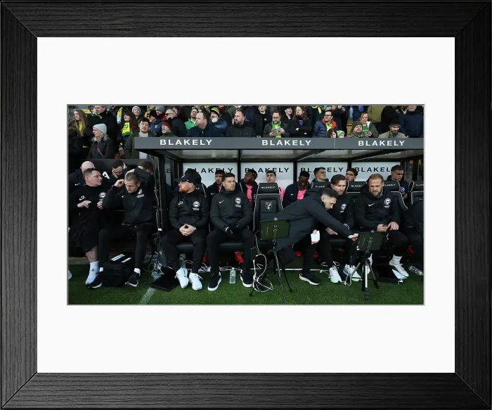 Framed Print : Norwich City v Brighton and Hove Albion Emirates FA Cup 11JAN25 Framed Print : Norwich City v Brighton and Hove Albion Emirates FA Cup 11JAN25