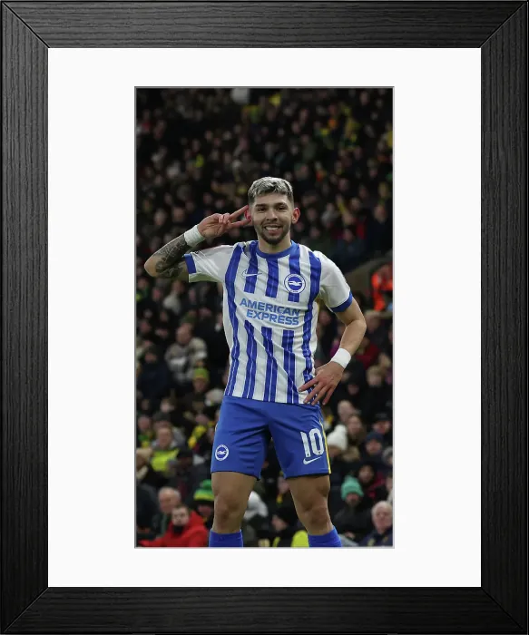 Framed Print : Norwich City v Brighton and Hove Albion Emirates FA Cup 11JAN25 Framed Print : Norwich City v Brighton and Hove Albion Emirates FA Cup 11JAN25