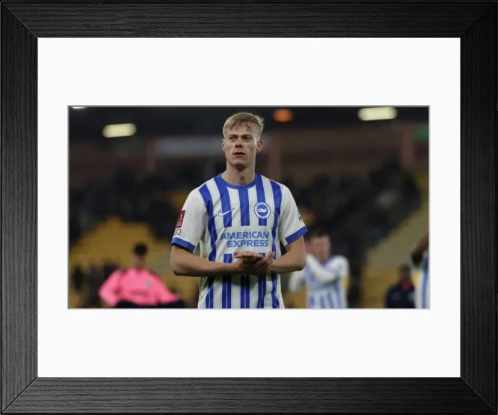 Framed Print : Norwich City v Brighton and Hove Albion Emirates FA Cup 11JAN25 Framed Print : Norwich City v Brighton and Hove Albion Emirates FA Cup 11JAN25