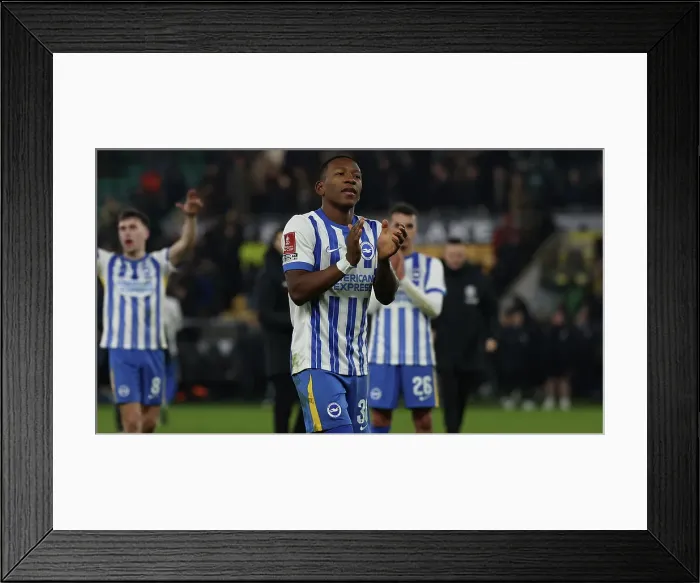 Framed Print : Norwich City v Brighton and Hove Albion Emirates FA Cup 11JAN25 Framed Print : Norwich City v Brighton and Hove Albion Emirates FA Cup 11JAN25