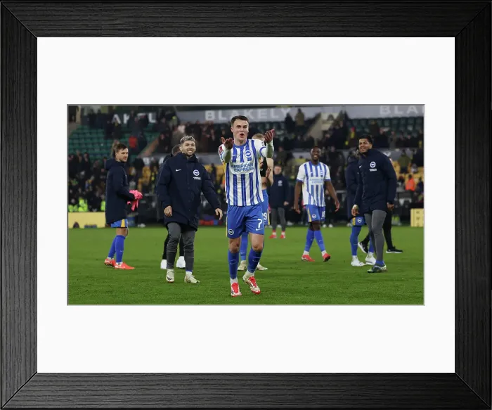 Framed Print : Norwich City v Brighton and Hove Albion Emirates FA Cup 11JAN25 Framed Print : Norwich City v Brighton and Hove Albion Emirates FA Cup 11JAN25
