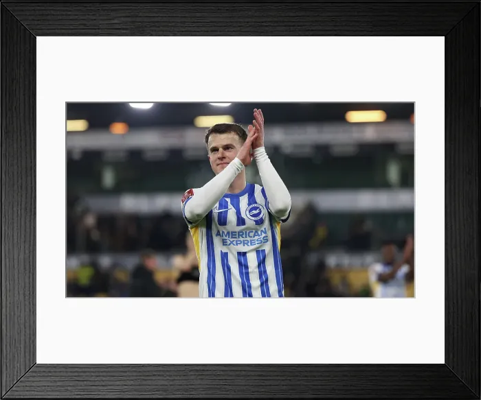 Framed Print : Norwich City v Brighton and Hove Albion Emirates FA Cup 11JAN25 Framed Print : Norwich City v Brighton and Hove Albion Emirates FA Cup 11JAN25