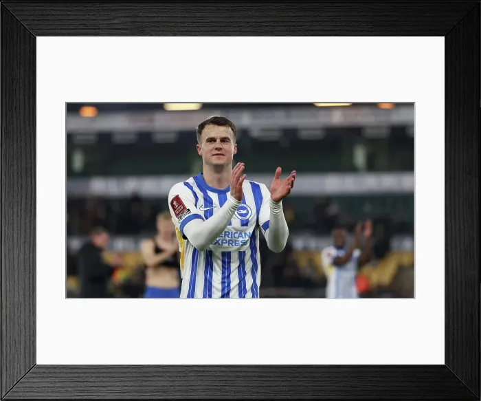 Framed Print : Norwich City v Brighton and Hove Albion Emirates FA Cup 11JAN25 Framed Print : Norwich City v Brighton and Hove Albion Emirates FA Cup 11JAN25