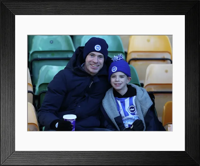 Framed Print : Norwich City v Brighton and Hove Albion Emirates FA Cup 11JAN25 Framed Print : Norwich City v Brighton and Hove Albion Emirates FA Cup 11JAN25
