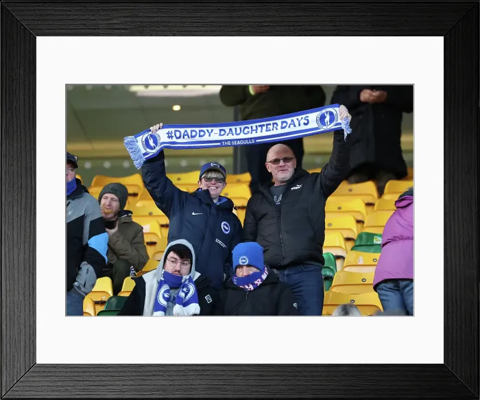 Framed Print : Norwich City v Brighton and Hove Albion Emirates FA Cup 11JAN25 Framed Print : Norwich City v Brighton and Hove Albion Emirates FA Cup 11JAN25