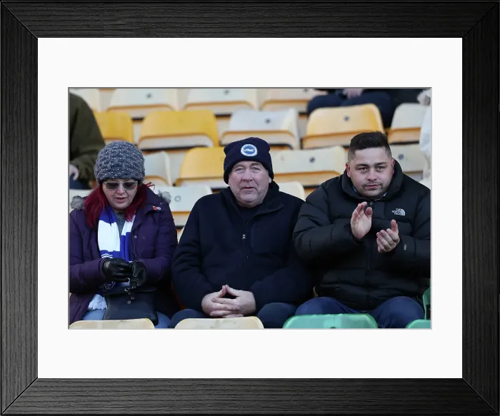 Framed Print : Norwich City v Brighton and Hove Albion Emirates FA Cup 11JAN25 Framed Print : Norwich City v Brighton and Hove Albion Emirates FA Cup 11JAN25