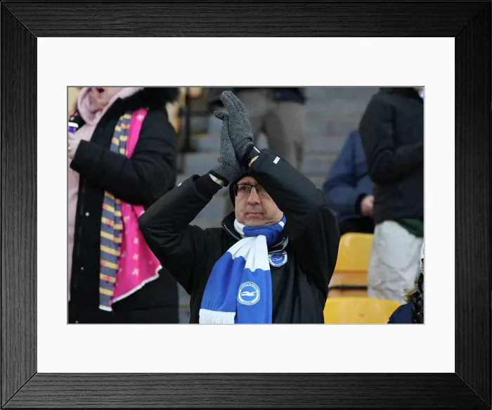 Framed Print : Norwich City v Brighton and Hove Albion Emirates FA Cup 11JAN25 Framed Print : Norwich City v Brighton and Hove Albion Emirates FA Cup 11JAN25