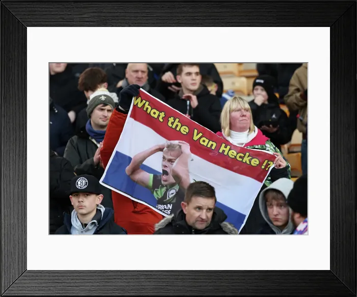 Framed Print : Norwich City v Brighton and Hove Albion Emirates FA Cup 11JAN25