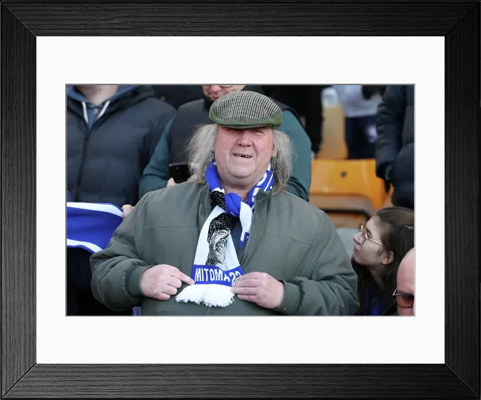 Framed Print : Norwich City v Brighton and Hove Albion Emirates FA Cup 11JAN25