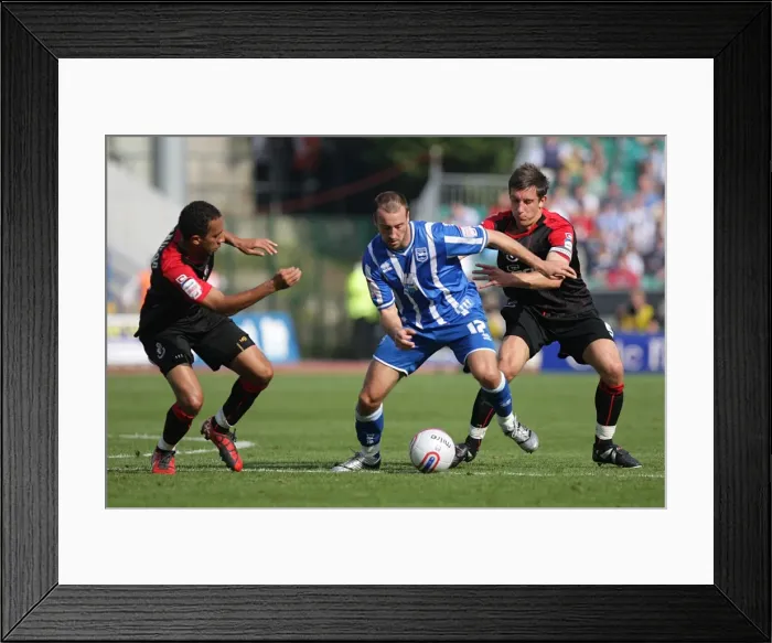 Framed Print : Brighton & Hove Albion vs AFC Bournemouth: 2010-11 Home Match
