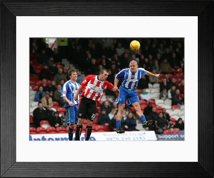 Framed Print : Brentford Action