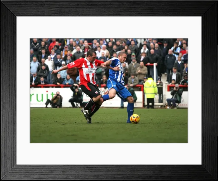 Framed Print : Brentford Action