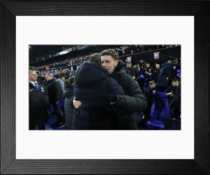 Framed Print : Ipswich Town v Brighton and Hove Albion Premier League 16JAN25 Framed Print : Ipswich Town v Brighton and Hove Albion Premier League 16JAN25