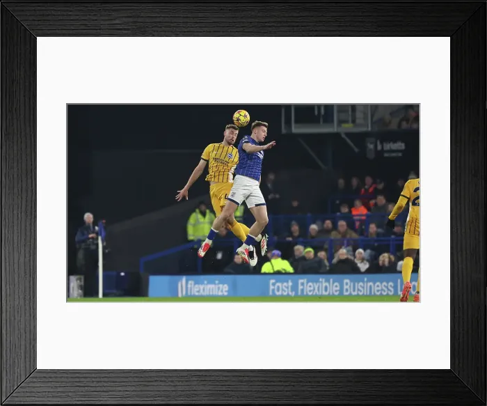 Framed Print : Ipswich Town v Brighton and Hove Albion Premier League 16JAN25 Framed Print : Ipswich Town v Brighton and Hove Albion Premier League 16JAN25