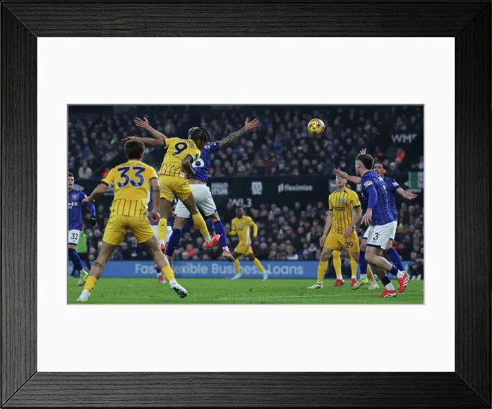 Framed Print : Ipswich Town v Brighton and Hove Albion Premier League 16JAN25 Framed Print : Ipswich Town v Brighton and Hove Albion Premier League 16JAN25