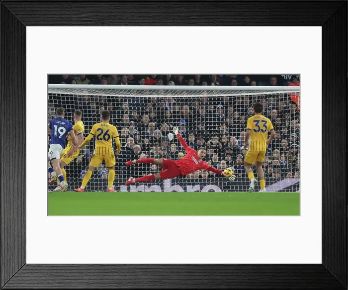 Framed Print : Ipswich Town v Brighton and Hove Albion Premier League 16JAN25