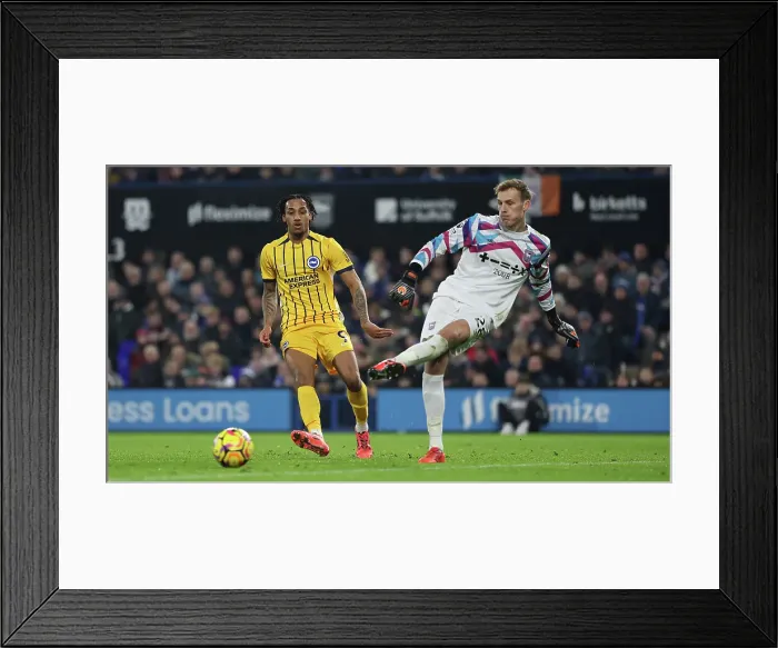Framed Print : Ipswich Town v Brighton and Hove Albion Premier League 16JAN25