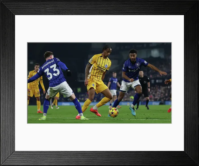 Framed Print : Ipswich Town v Brighton and Hove Albion Premier League 16JAN25 Framed Print : Ipswich Town v Brighton and Hove Albion Premier League 16JAN25
