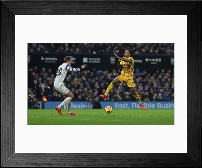 Framed Print : Ipswich Town v Brighton and Hove Albion Premier League 16JAN25