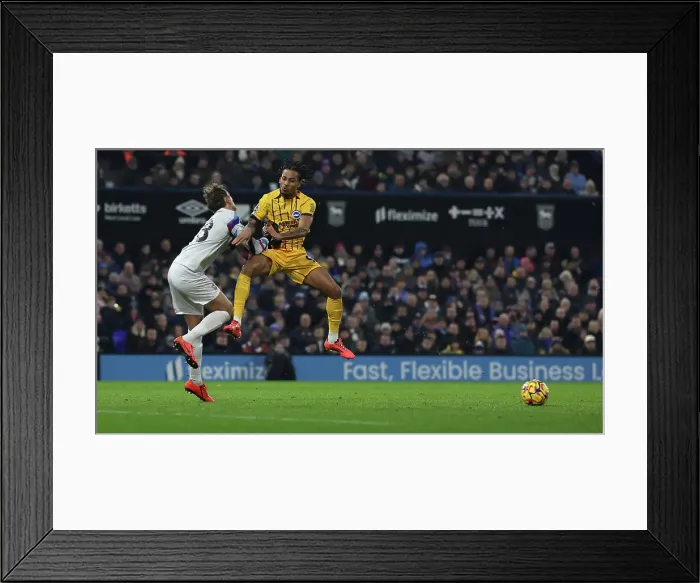 Framed Print : Ipswich Town v Brighton and Hove Albion Premier League 16JAN25 Framed Print : Ipswich Town v Brighton and Hove Albion Premier League 16JAN25