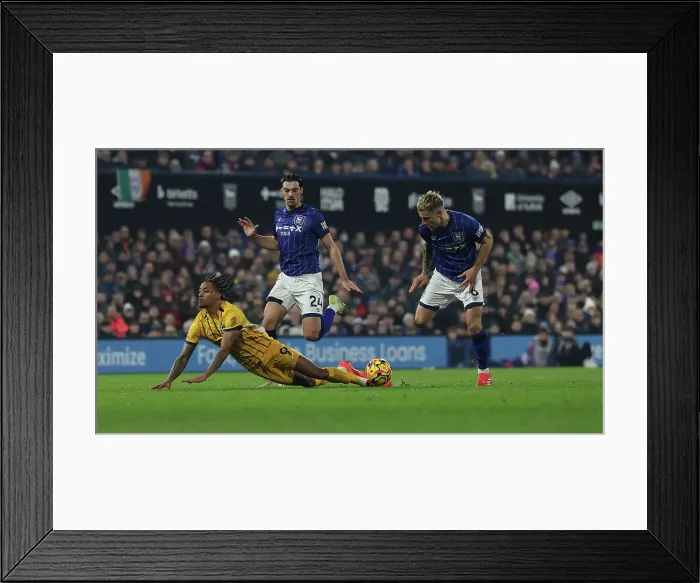 Framed Print : Ipswich Town v Brighton and Hove Albion Premier League 16JAN25 Framed Print : Ipswich Town v Brighton and Hove Albion Premier League 16JAN25