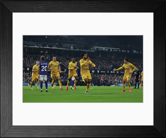 Framed Print : Ipswich Town v Brighton and Hove Albion Premier League 16JAN25 Framed Print : Ipswich Town v Brighton and Hove Albion Premier League 16JAN25
