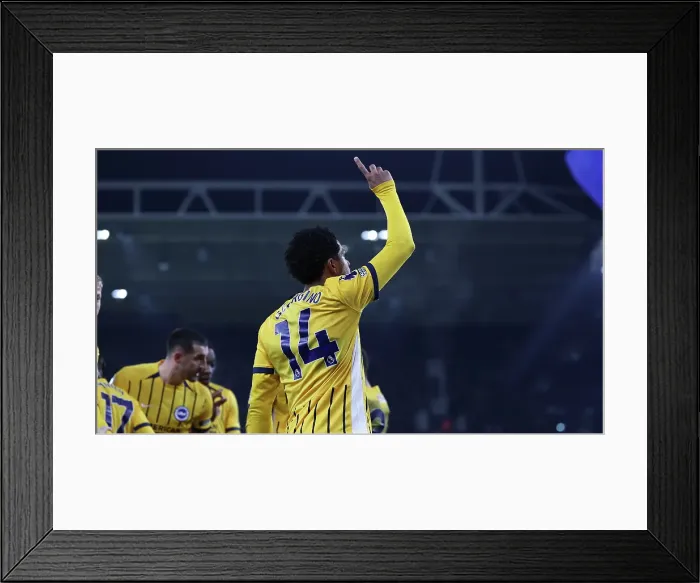 Framed Print : Ipswich Town v Brighton and Hove Albion Premier League 16JAN25 Framed Print : Ipswich Town v Brighton and Hove Albion Premier League 16JAN25