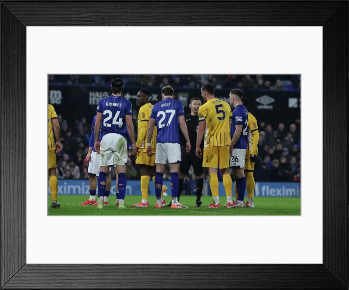 Framed Print : Ipswich Town v Brighton and Hove Albion Premier League 16JAN25 Framed Print : Ipswich Town v Brighton and Hove Albion Premier League 16JAN25