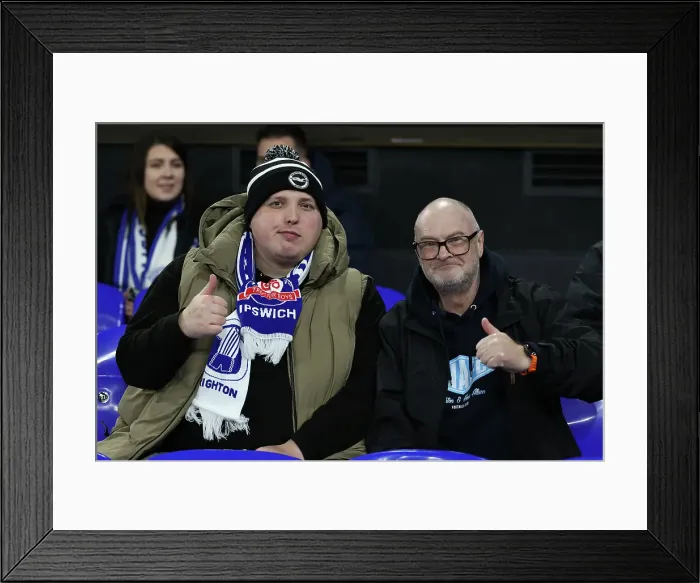 Framed Print : Ipswich Town v Brighton and Hove Albion Premier League 16JAN25 Framed Print : Ipswich Town v Brighton and Hove Albion Premier League 16JAN25