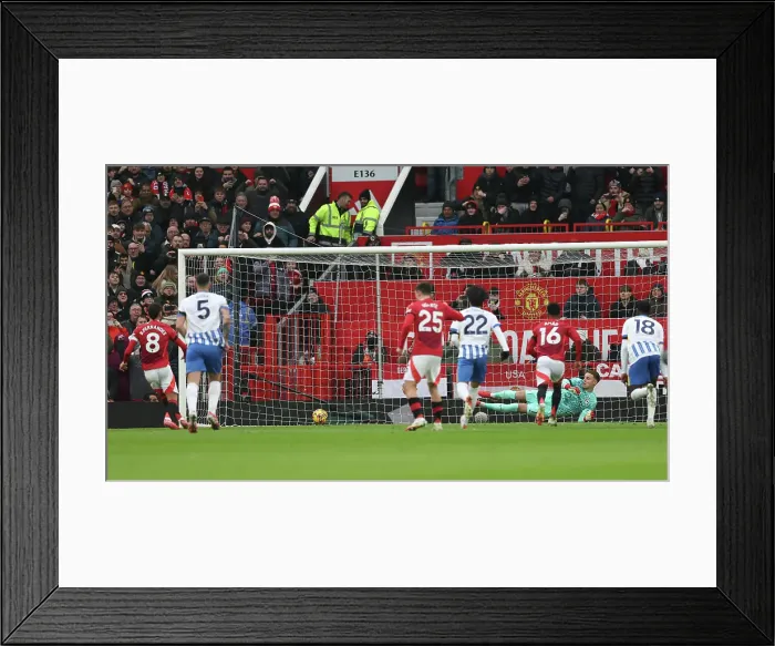 Framed Print : Manchester United v Brighton and Hove Albion Premier League 19JAN25 Framed Print : Manchester United v Brighton and Hove Albion Premier League 19JAN25