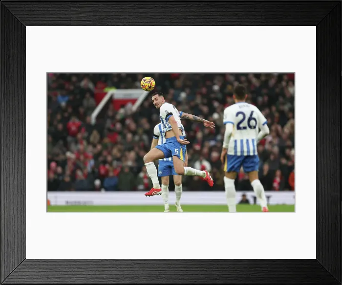 Framed Print : Manchester United v Brighton and Hove Albion Premier League 19JAN25