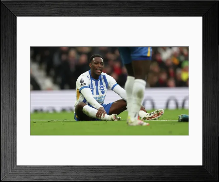 Framed Print : Manchester United v Brighton and Hove Albion Premier League 19JAN25 Framed Print : Manchester United v Brighton and Hove Albion Premier League 19JAN25