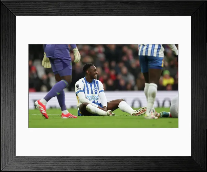 Framed Print : Manchester United v Brighton and Hove Albion Premier League 19JAN25 Framed Print : Manchester United v Brighton and Hove Albion Premier League 19JAN25