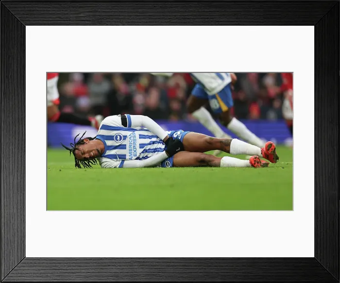 Framed Print : Manchester United v Brighton and Hove Albion Premier League 19JAN25 Framed Print : Manchester United v Brighton and Hove Albion Premier League 19JAN25
