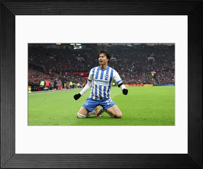Framed Print : Manchester United v Brighton and Hove Albion Premier League 19JAN25 Framed Print : Manchester United v Brighton and Hove Albion Premier League 19JAN25