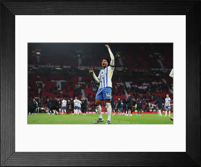Framed Print : Manchester United v Brighton and Hove Albion Premier League 19JAN25